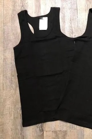 2 PACK SINGLET – ZWART