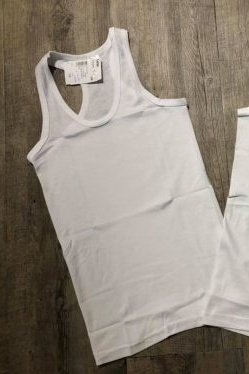 2 PACK SINGLET – WIT