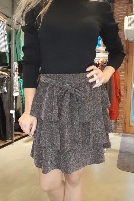 ROK ROESEL – ZILVER GLITTER