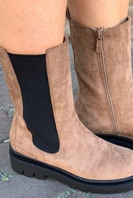 A728V CHELSEY – CAMEL ZWART