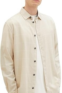 TOM TAILOR - 1038768 BLOUSE - BEIGE BLOK