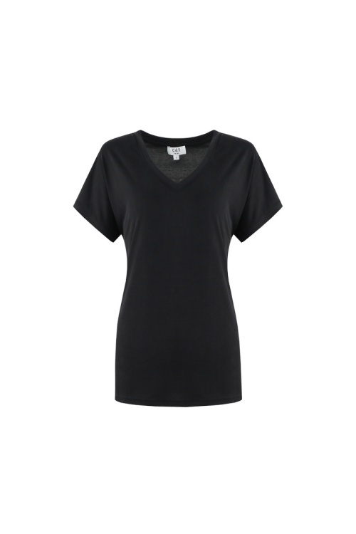 C&S THE LABEL - ISKE TSHIRT - ZWART