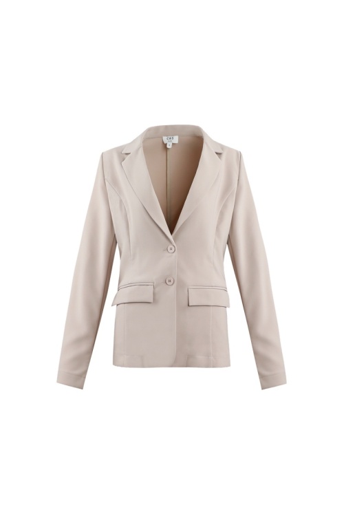 C&S THE LABEL - VICKI BLAZER - BEIGE
