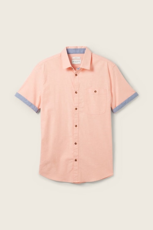 TOM TAILOR - 1040122 BLOUSE - ZALM ORANGE