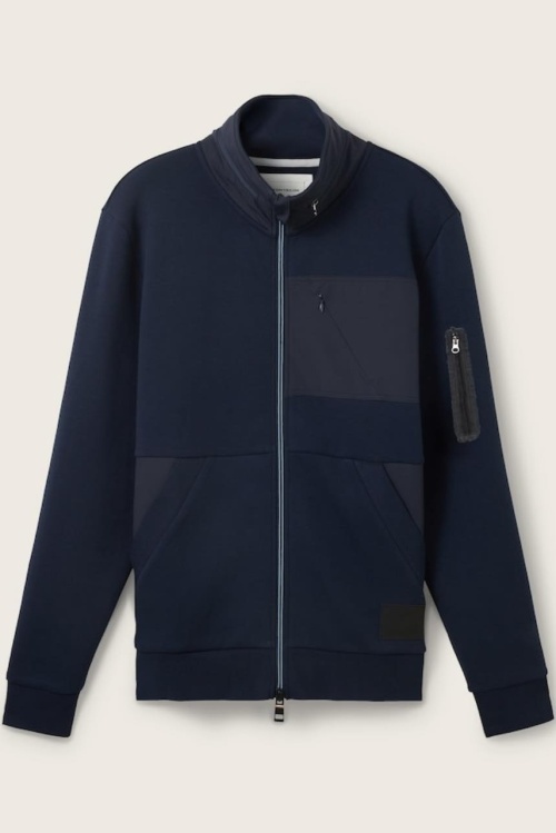 TOM TAILOR - 1040922 VEST - DONKER BLAUW