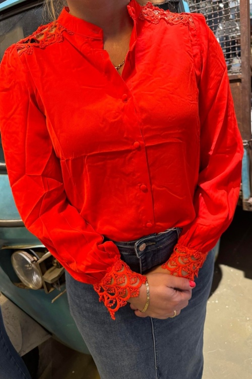 8039 BLOUSE - ROOD