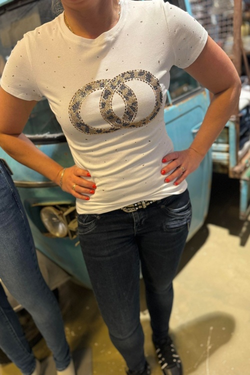 JMC19810 T - TSHIRT - WIT
