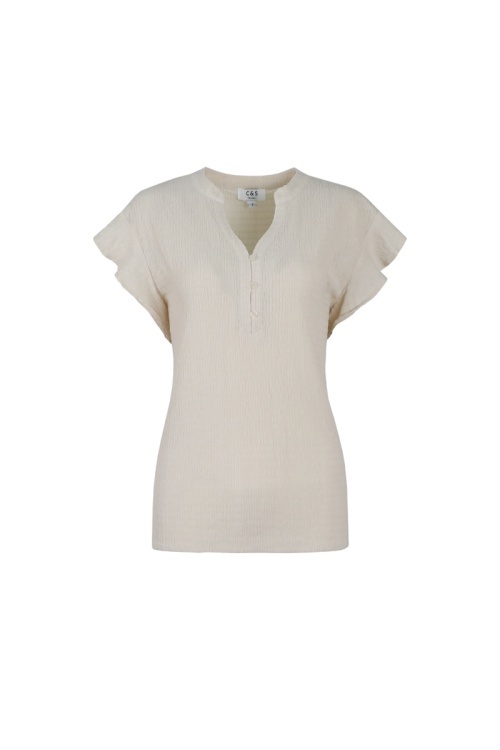 C&S THE LABEL - AINOA TOP - BEIGE 