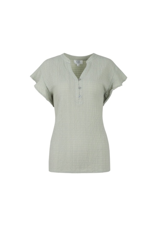 C&S THE LABEL - AINOA TOP - MINTGROEN 