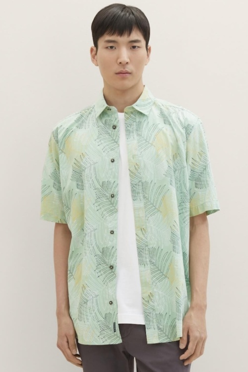 TOM TAILOR - 1040128 BLOUSE - LICHT GROEN