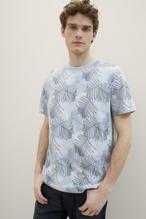 TOM TAILOR - 1040946 - TSHIRT - LICHTBLAUW
