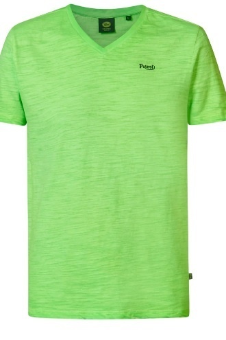 PETROL - M-1040-TSV662 - TSHIRT - NEON GROEN