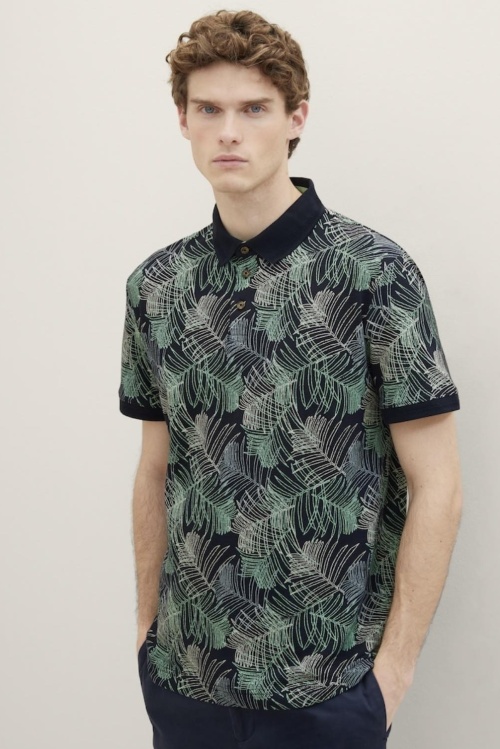 TOM TAILOR - 1040947 POLO - DONKER BLAUW