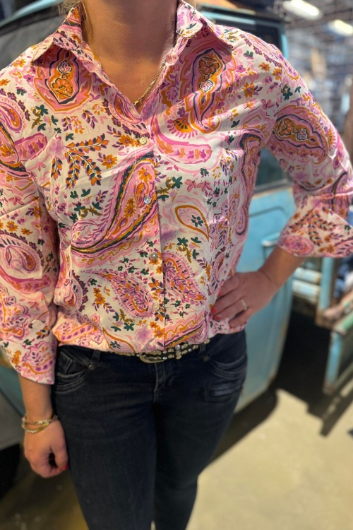 CH181 BLOUSE - ROZE PRINT