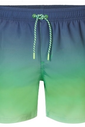 PETROL - M-1040-SWS957 - ZWEMSHORT - GROEN