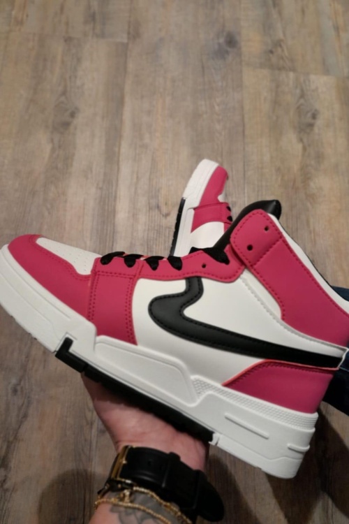 LL1842 SNEAKER - ROZE WIT