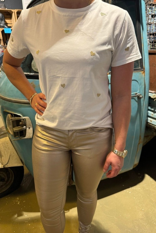 LM9908 TSHIRT - HARTJES WIT 