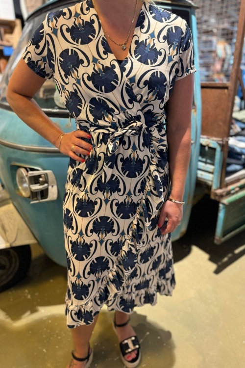 JURK MAXI - DONKERBLAUW