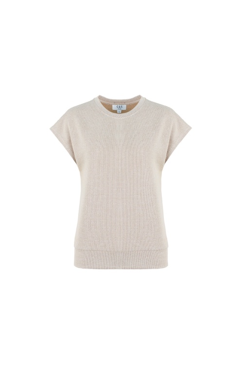 C&S THE LABEL - BELMA TOP - BEIGE