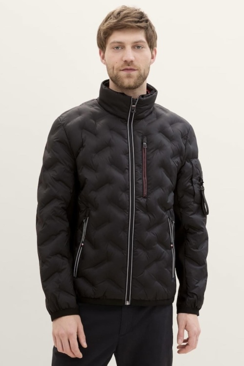 TOM TAILOR - 1042489 TUSSENJACK - ZWART