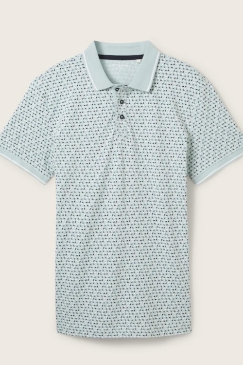 TOM TAILOR - 1043290 POLO - MINTGROEN