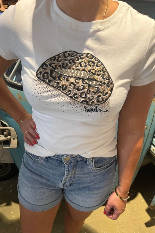 JMC19993 TSHIRT - WIT PRINT