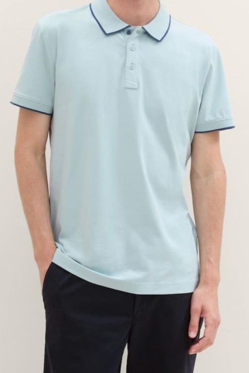 TOM TAILOR - 1043365 POLO - MINTGROEN