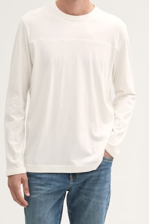 TOM TAILOR - 1044011 - LONGSLEEVE - LICHT BEIGE