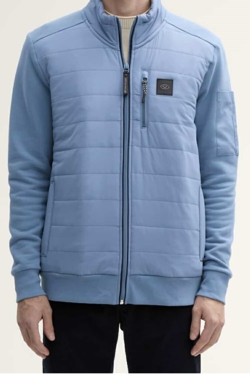 TOM TAILOR - 1045947 - VEST - LICHTBLAUW