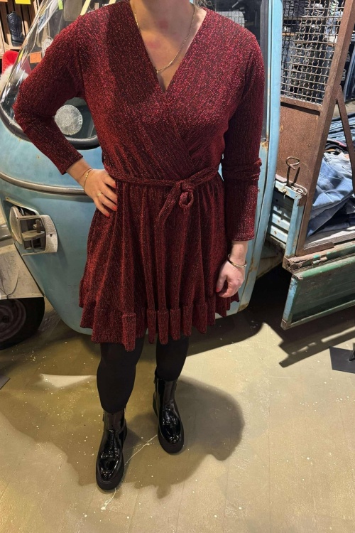 JURK GLITTER - ROOD 
