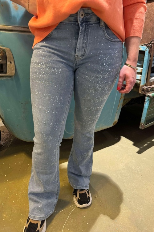 3272 FLARE - DENIM BLING