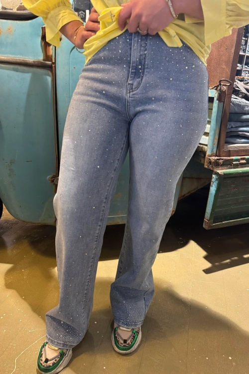H880-1 WIDE LEGG - STRASS