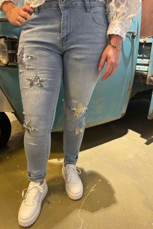 C16416 - JEANS STER - STONE BLEACHED 