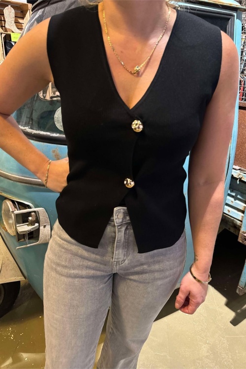 2632 GILET - ZWART