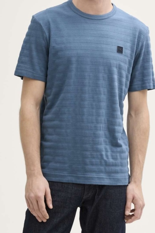 TOM TAILOR - 1045677 TSHIRT - BLAUW
