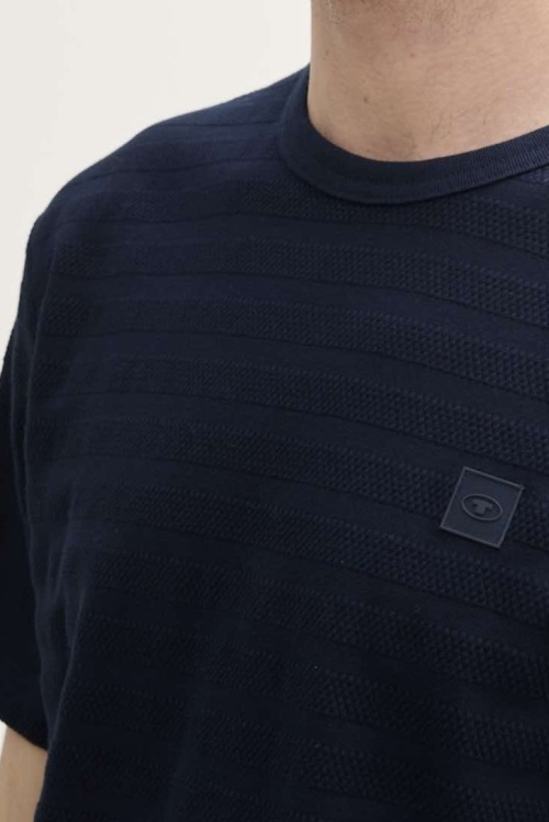 TOM TAILOR - 1045677 TSHIRT - DONKERBLAUW