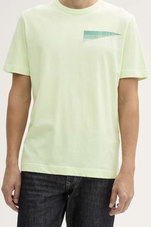 TOM TAILOR - 1045662 TSHIRT - LICHTGROEN