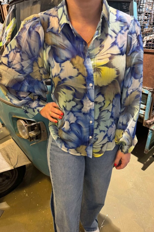 4787A - BLOUSE - KOBALT 