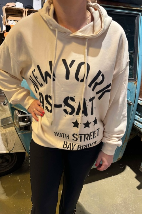 282170 HOODIE - BEIGE