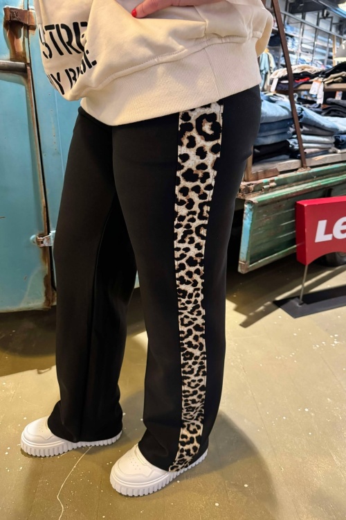 LM3312-76 - PANTALON - ZWART LEO