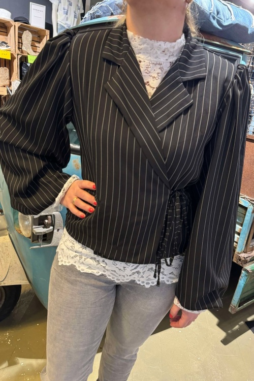 BLAZER - ZWART/WIT