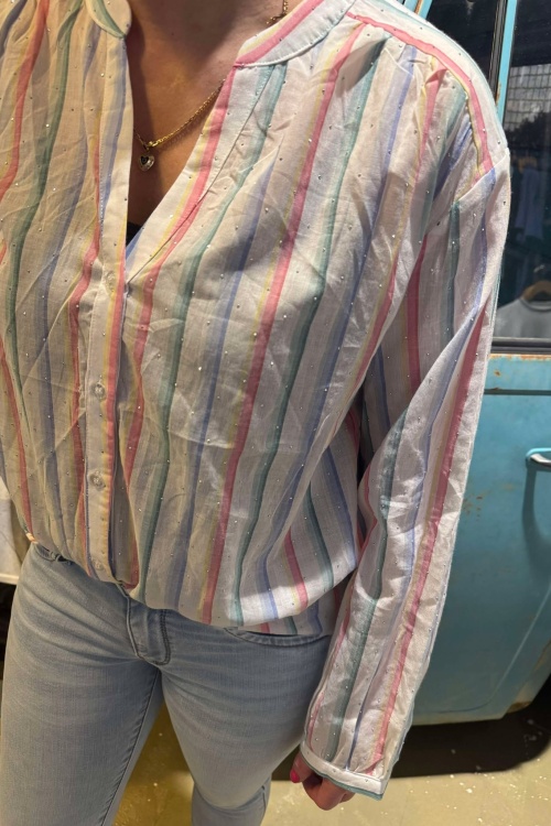 J90161 BLOUSE - STREEP BLING 