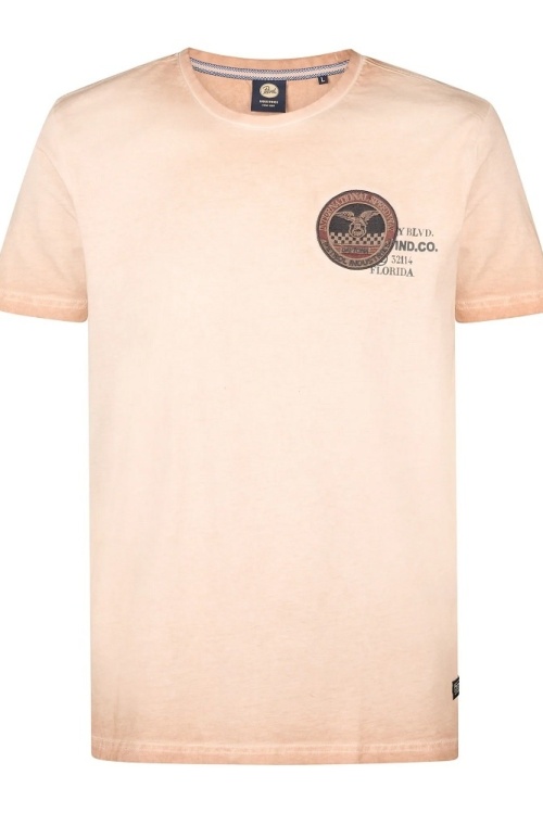 PETROL - M-1050-TSR607 - TSHIRT - OUDROZE