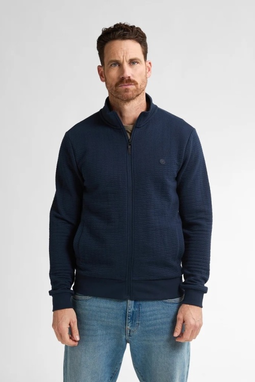 PETROL - M-1050-SWC333 - VEST - DONKERBLAUW