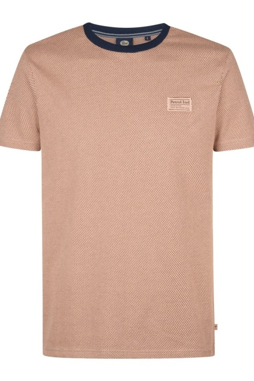 PETROL - M-1050-TSR628 - TSHIRT - LICHTBRUIN 