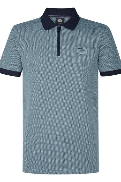 PETROL - M-1050-POL907 - POLO - INDIGO BLAUW