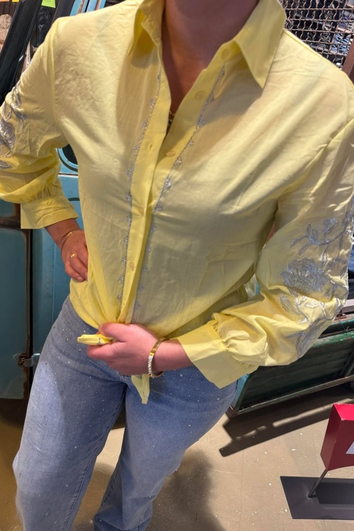 2919 BLOUSE - GEEL
