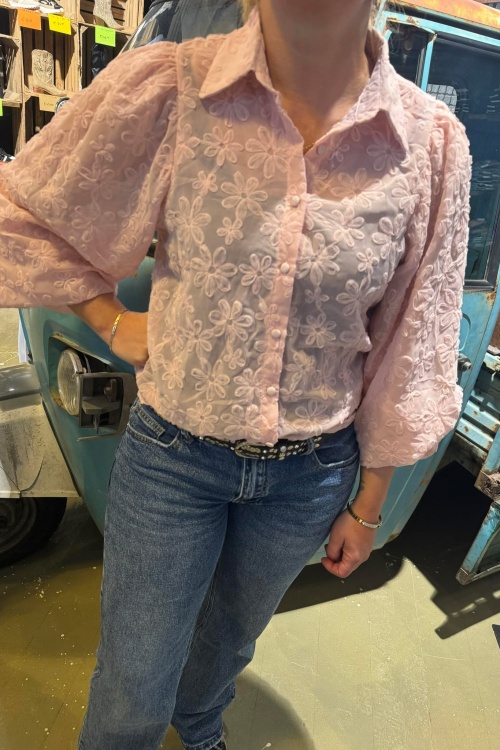 H3833 - BLOUSE - ROZE