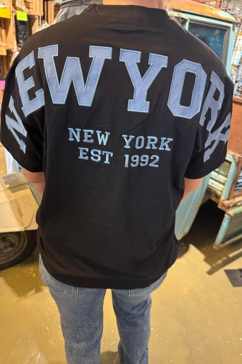 TSHIRT - NEW YORK - ZWART