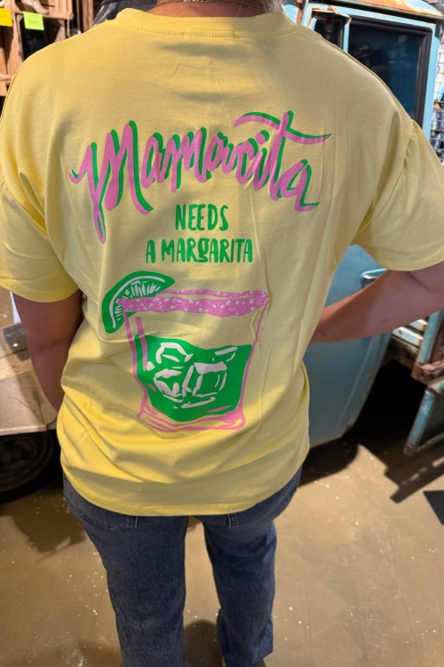 TSHIRT - MARGARITA - GEEL